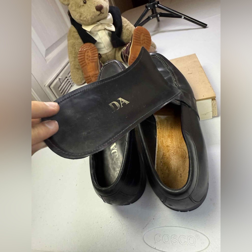 PRADA Milano Black Leather Driver Loafers Size US 9.5 / UK 8.5 - Picture 11 of 15
